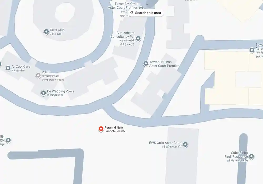 Pyramid Sector 85 Location